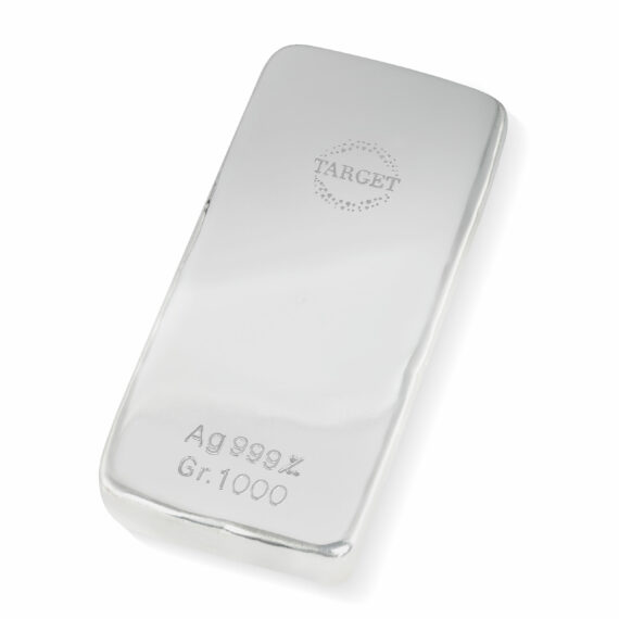Lingotto argento puro 1000g