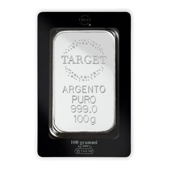 Lingotto argento puro 100g - Image 3